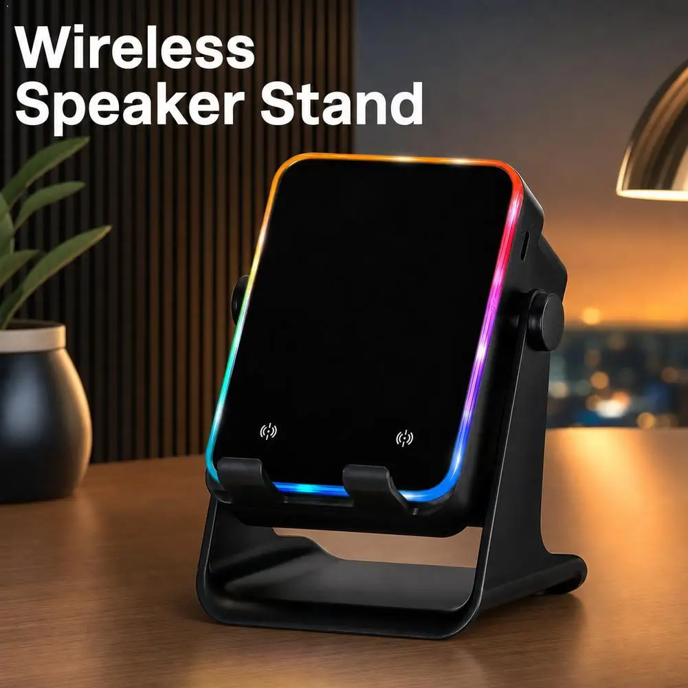 Wireless Bluetooth Speaker Phone Holder Bluetooth Speaker Phone Holder Karaoke Amplification Live Streaming Lazy Person Holder