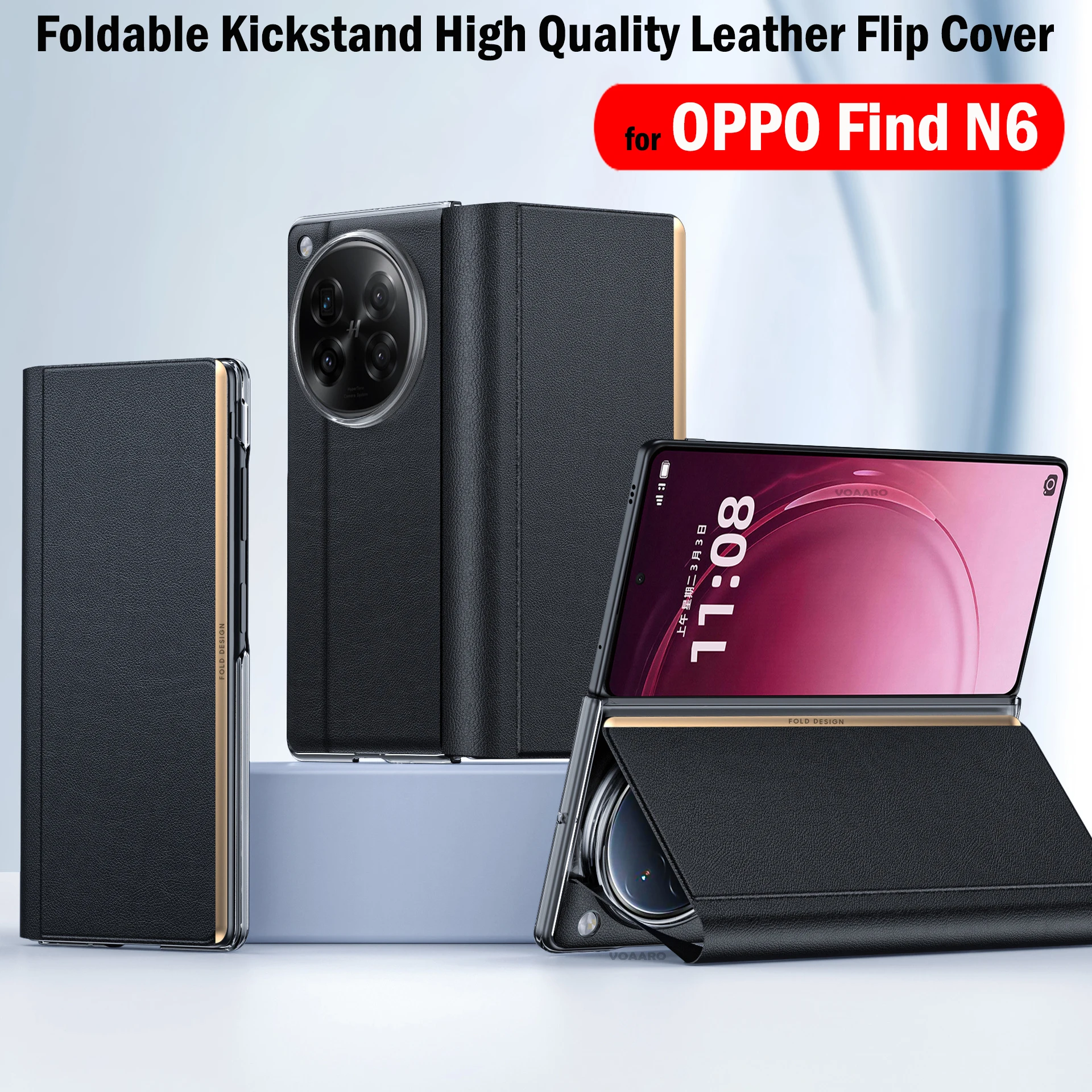 OPPO Find N6 Flip Leather Cover Case