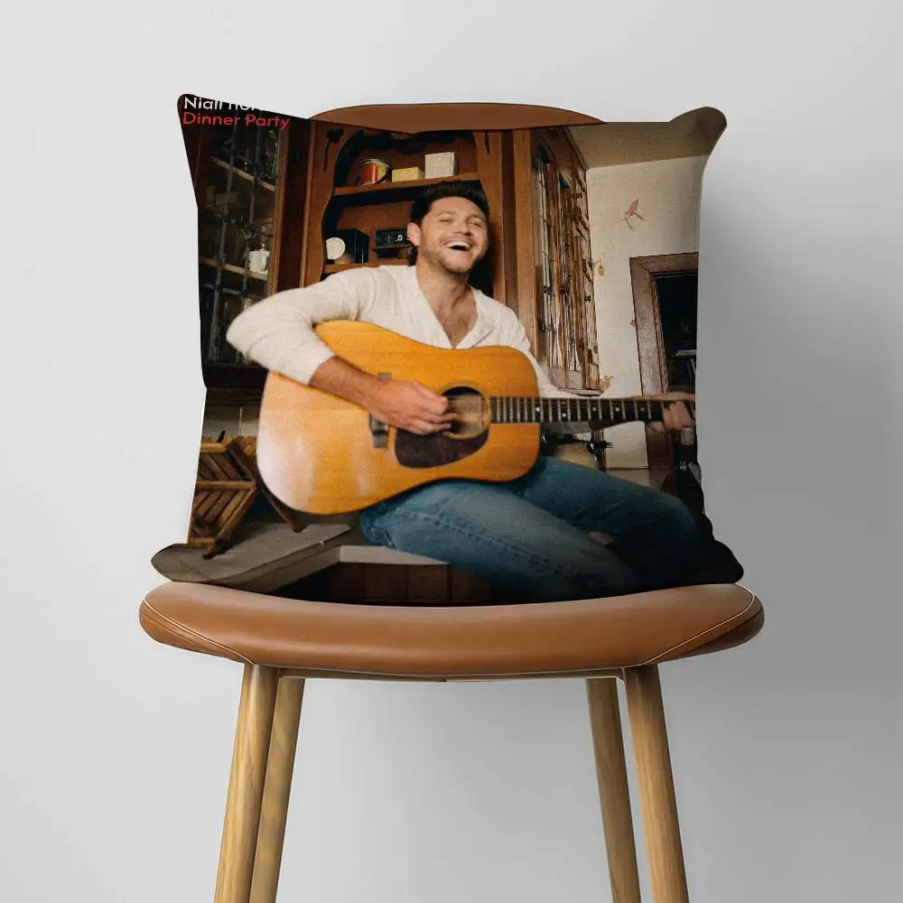 N-Niall H-Horan Dinner Party 30x30cm 45x45cm Pillow Case Decor Protective Covers Comfortable Soft For Sofa Living Room Home Offi 4