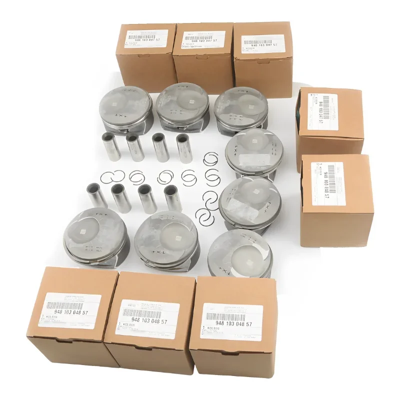 Pistone motore ricambi auto con anello per Porsche Cayenne Panamera S Gts 4.8 4.8L V8 94810304857 94810304854 94810304851