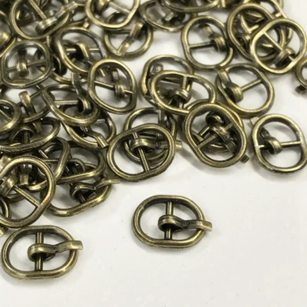 

3/6pcs 4.5/5.5MM Doll Bags Buckles Diy Doll Buttons Mini Ultra-small Tri-glide Belt Buckle Shoes Accessories