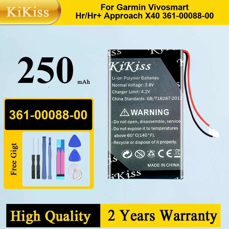 

Сменный аккумулятор для GARMIN Vivosmart HR + Approach X40 361-00088-00 Аккумулятор Высококачественные аккумуляторы Гарантия + Трек НЕТ