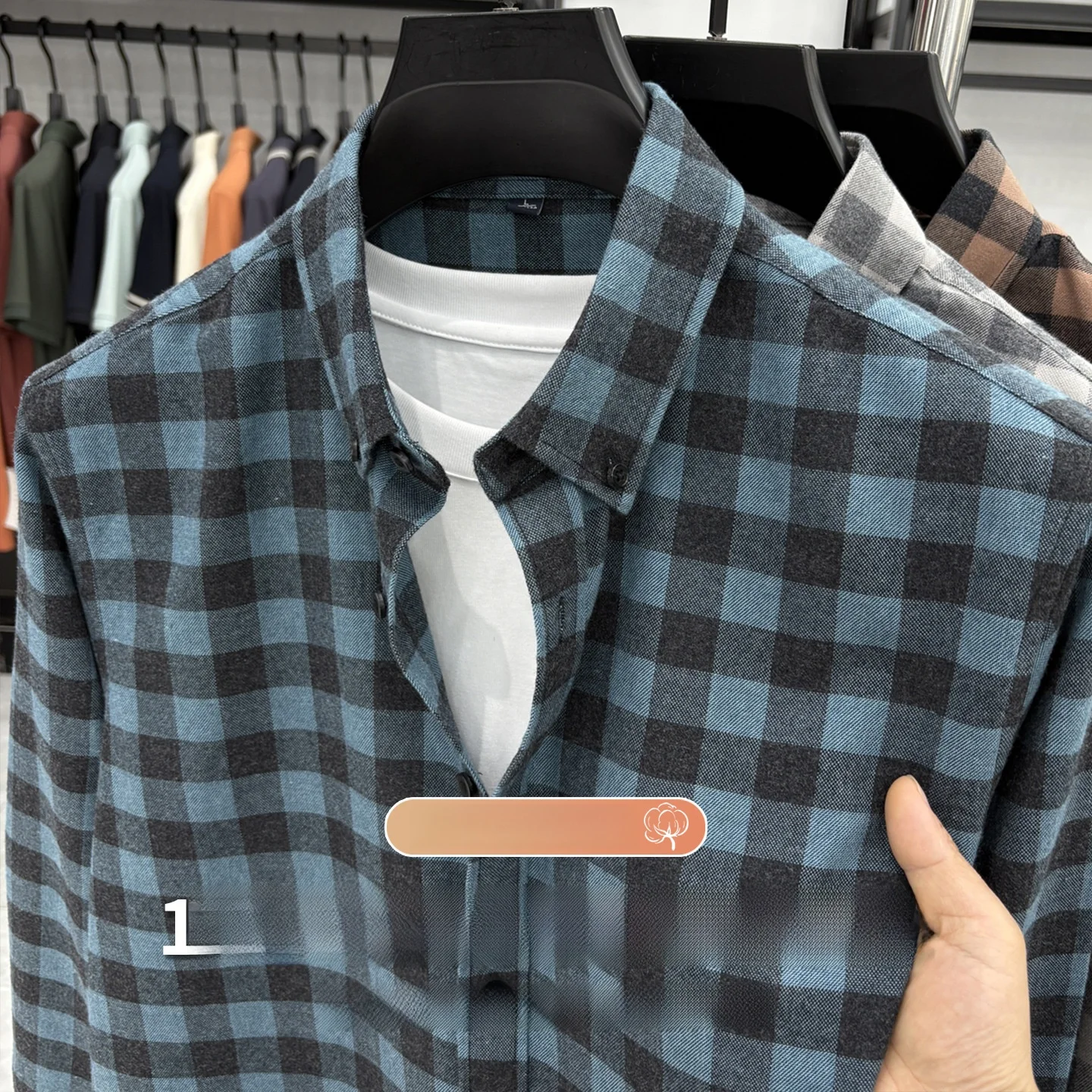 

Мужская клетчатая одежда из чистого хлопка Long Sve irt Casual Retro Faion Urban Slim Fit, китайский производитель, осенняя сезонная одежда