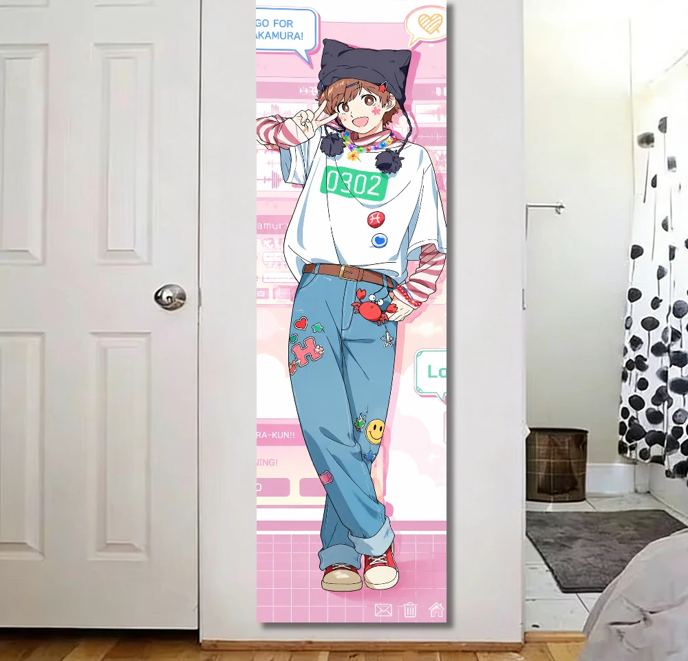 Tech Acc - G-Ganbare Nakamura-kun Vertical Narrow Wall Tapestry