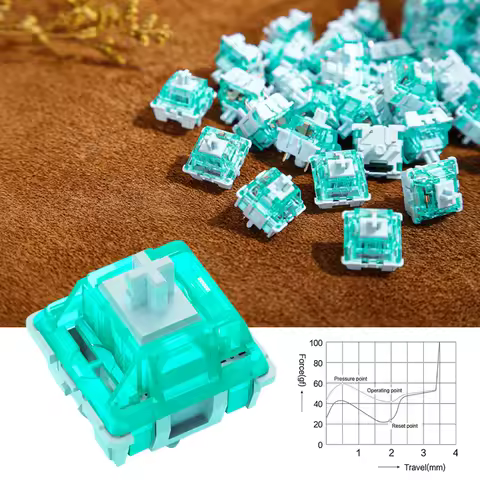 Tactile Keyboard Switch 48g Work Travel 2.0mm 3Pin Shaft Switches for Hot Swap Mechanical Keyboard Custom Keyboard Switch