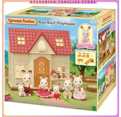 Original Sylvanian Families Keychain Clothes Sorpresa Furniture Chihuahua Figures Houes Accesorios Family Toy Sweet Dream House