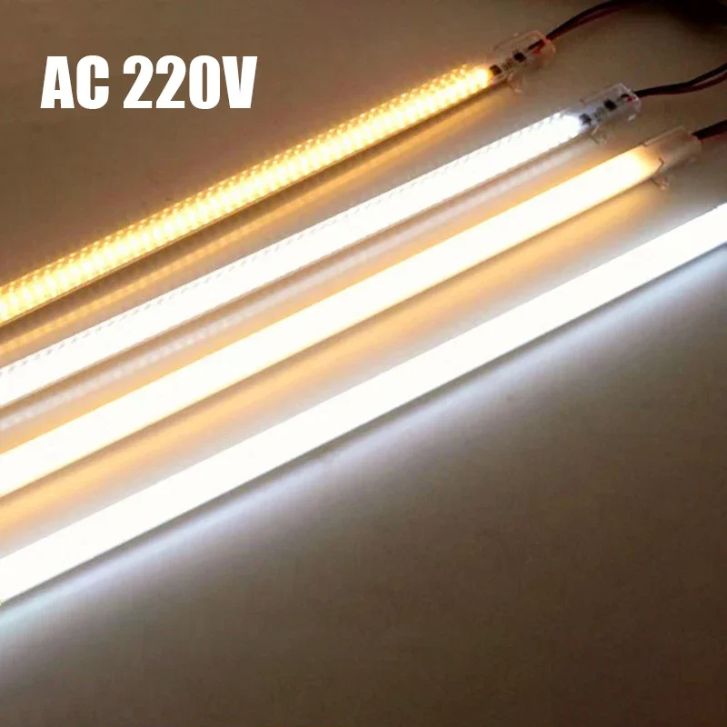 AC220V LED Bar Lights Under Kitchen Cupboard Cabinet Strip Lamps 50cm 30cm 72LEDs 2835 LED Rigid LED Fluorescent Tube
