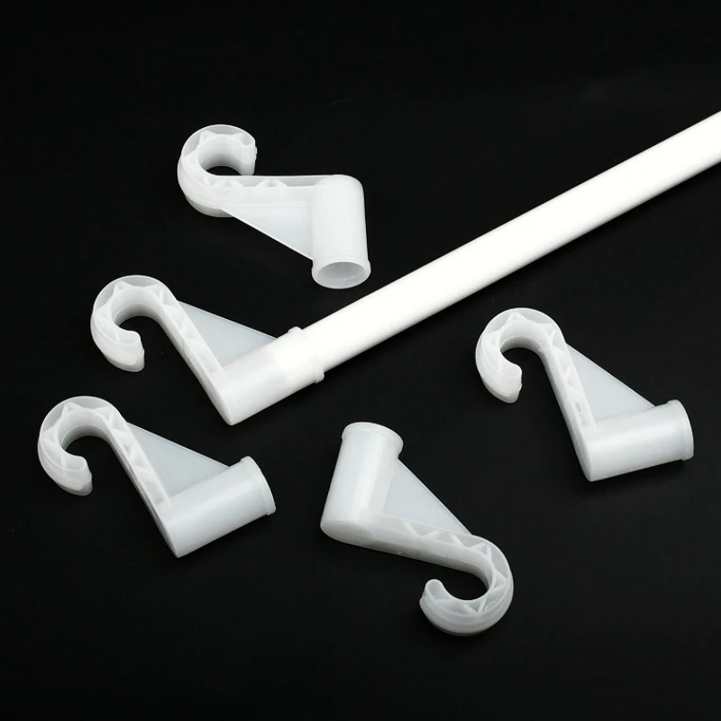 2~15PCS ID 12~25mm Plastic Hook For Suit Locker Shelf Wardrobe Hook Fitting DIY Party Supplies Children Tent Game Room Connector