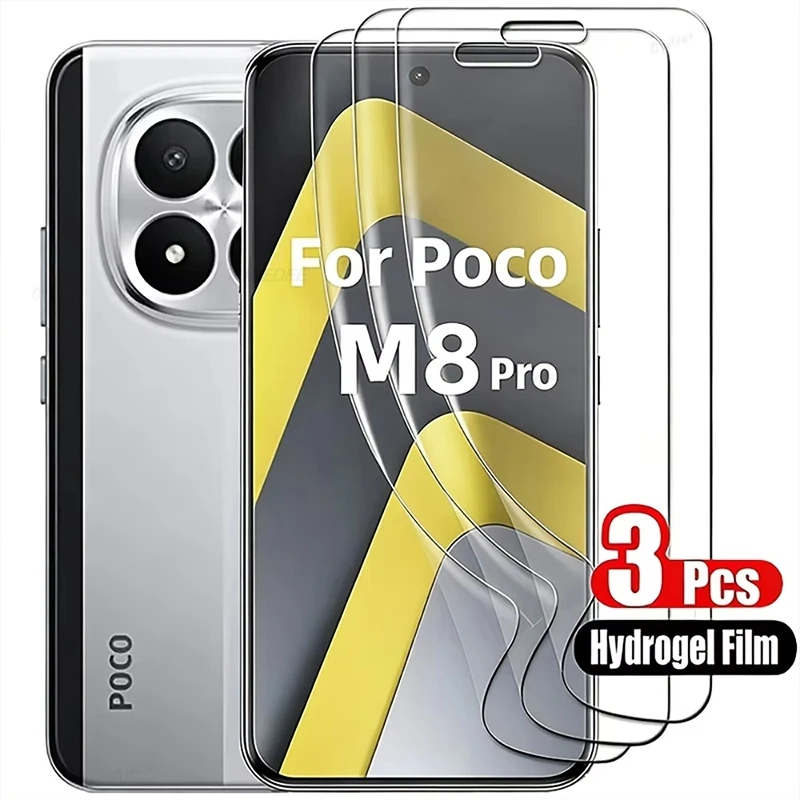 

Soft Hydrogel Film For Xiaomi Poco M8 Pro Screen Protector For Poco X8 Pro F8 Ultra F8 Pro X8 Pro Max Full Cover Protective Film