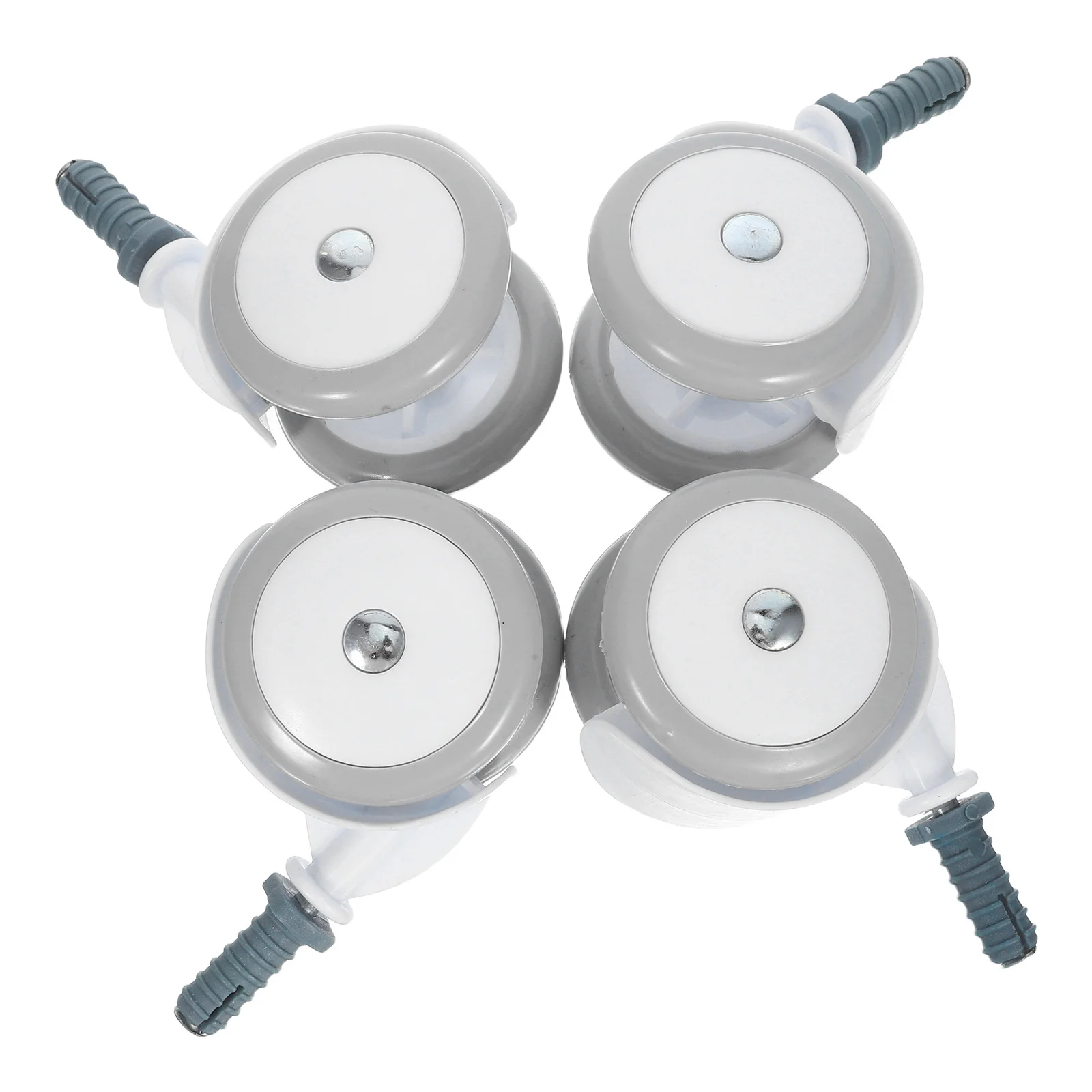 

4pcs Silent Swivel Casters Replacement For Baby Walkers 10Mm Screw Universal Plastic Caster Wheels With Shock Absorption