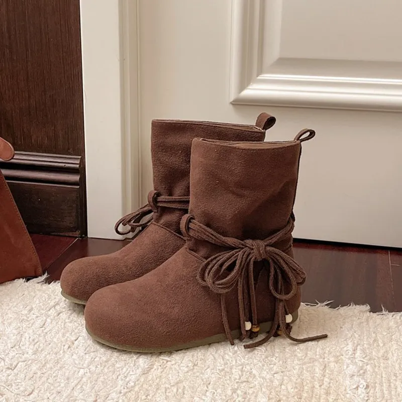 2025 أحذية الشتاء الفاخرة النساء أحذية عادية خفيفة الوزن حذاء من الجلد حجم كبير مريحة لينة أسفل الشقق النساء بوتاس دي Mujer