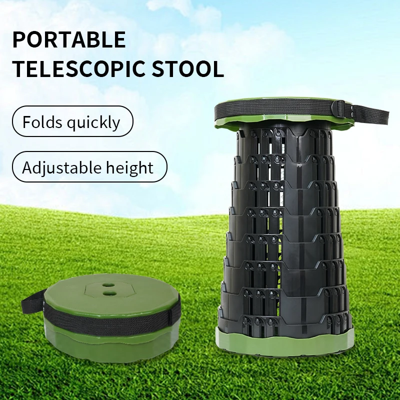 

Автозапчасти для кемпинга на открытом воздухе, складной табурет, легкий, регулируемый, компактный, легкий алюминиевый