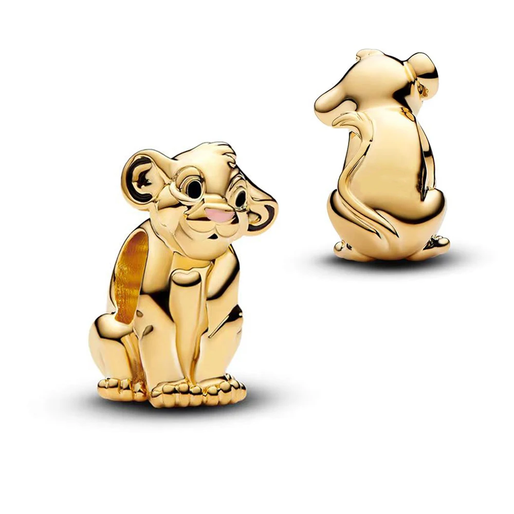 2024 New Cartoon Beads Lion King Full Series Simba & Nana Charm Fit Bracelet DIY Pendant Jewelry Gift Family Charms