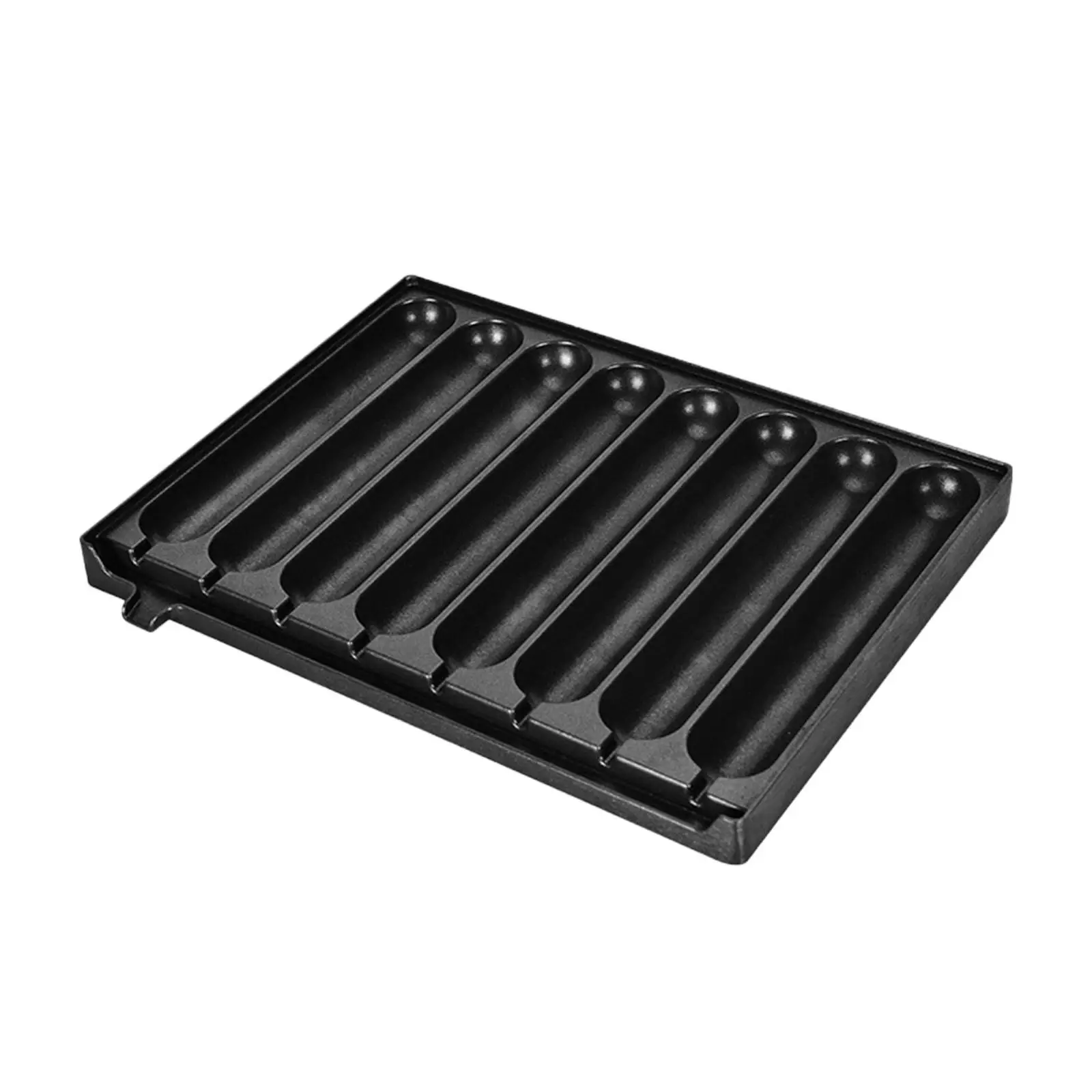 

Nonstick Breakfast Sausage Pan Eight Hole Cast Aluminum Grill DIY Hot Dog Making Plate for Kitchen Use