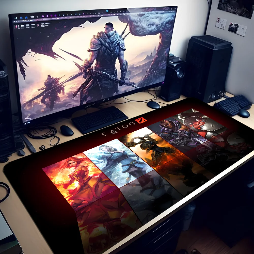 Game D-Dota 2 Mousepad In Stocked Laptop Gaming Mice Mousepad Size for large Edge Locking Game Keyboard Pad