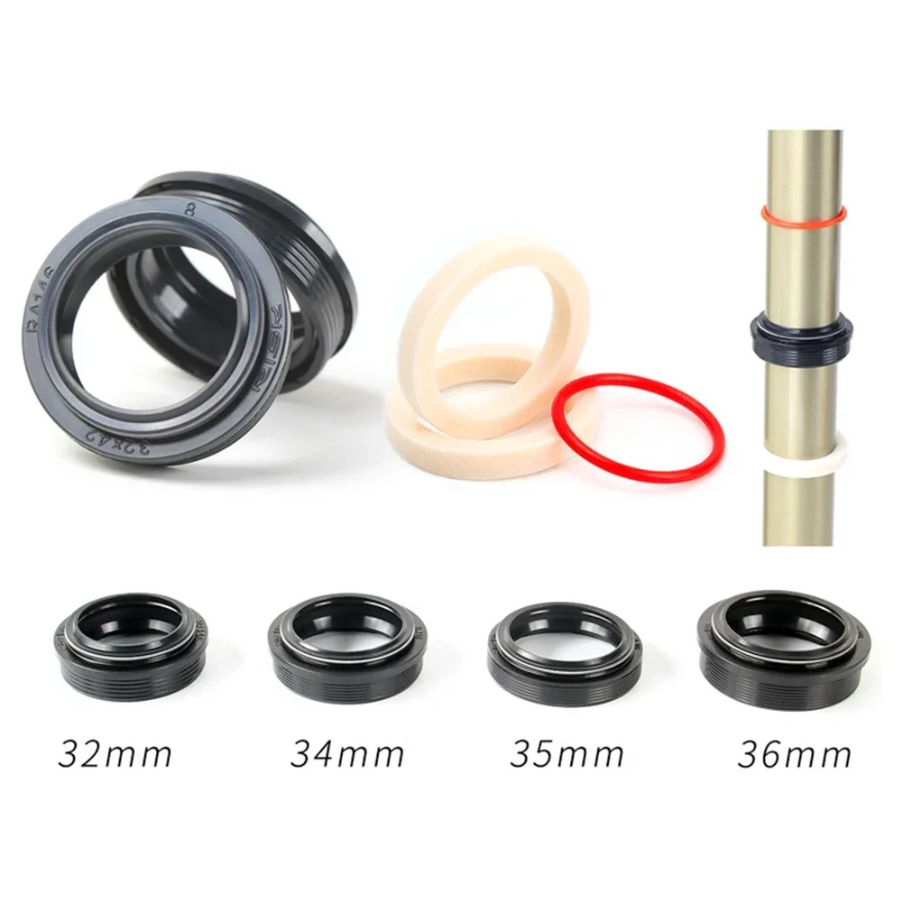 Bicycle Front Fork Dust Seal 32/34/35/36mm Dust Seal&Foam Ring For Fox/Rockshox/Magura/X-fusion/Fork Repair Kits Parts