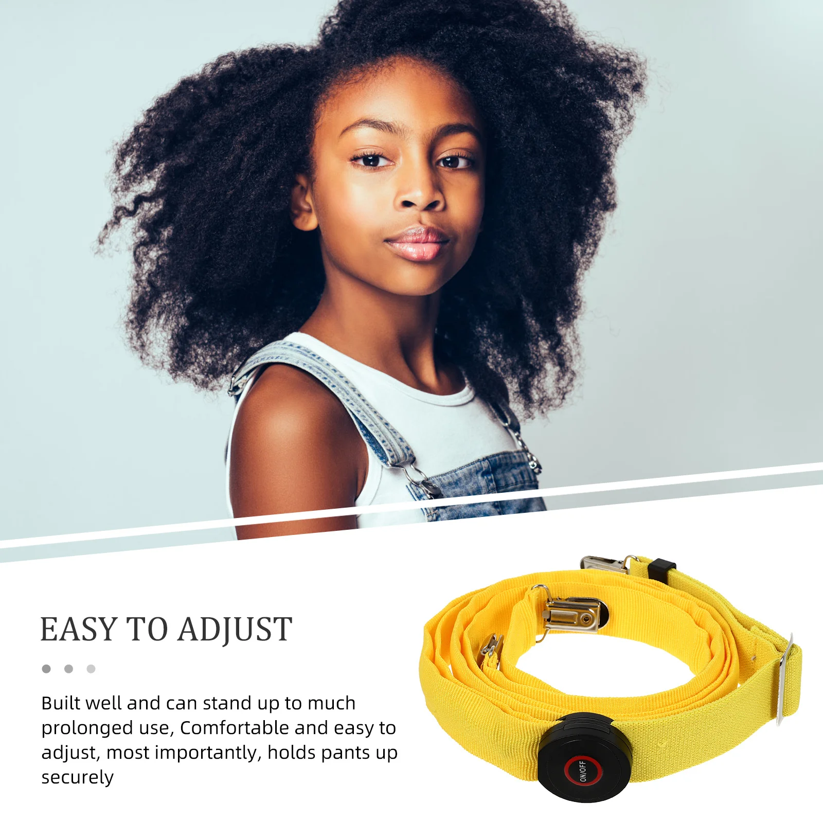 Tirantes brillantes con luz Led, tirantes ajustables en forma de Y con Clip, color amarillo, para pantalones cortos vaqueros, hombres y mujeres, fiesta luminosa, Festival