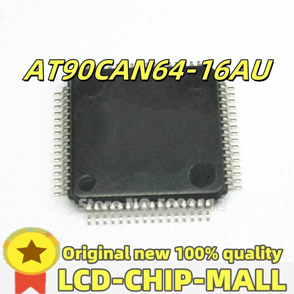 10PCS AT90CAN64-16AU AT90CAN64-16 AT90CAN64 T64   100% quality