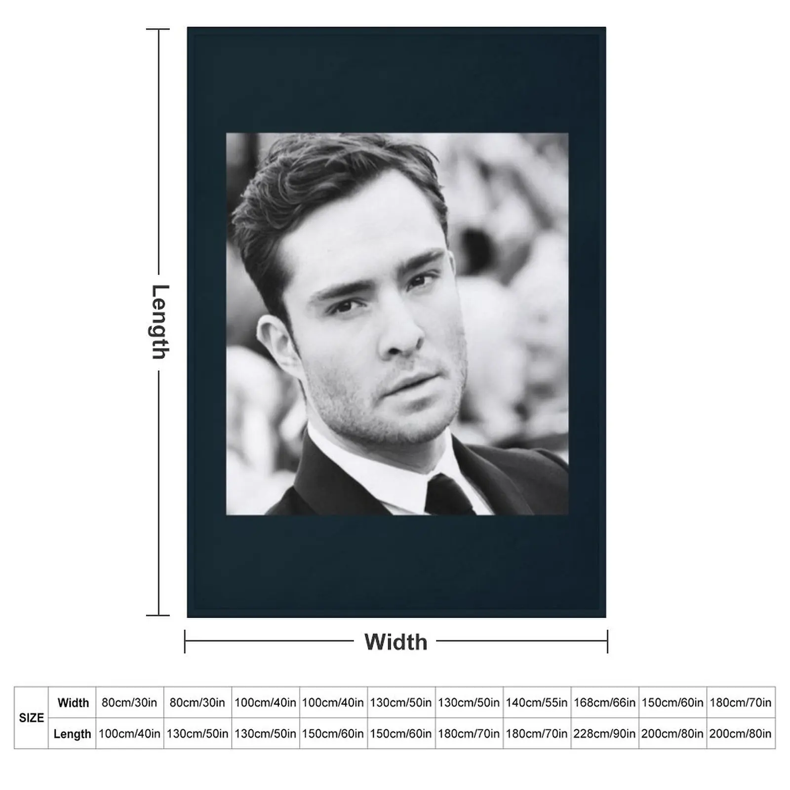 Ed Westwick Throw Blanket Bed covers Beautifuls Loose wednesday Decorative Beds Soft Plush Plaid Blankets