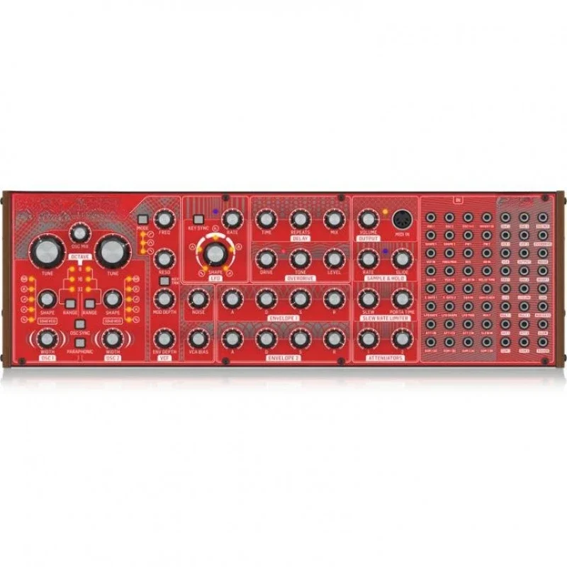 Semi-module analog oscillator, intercom synthesizer, sampler sequencer