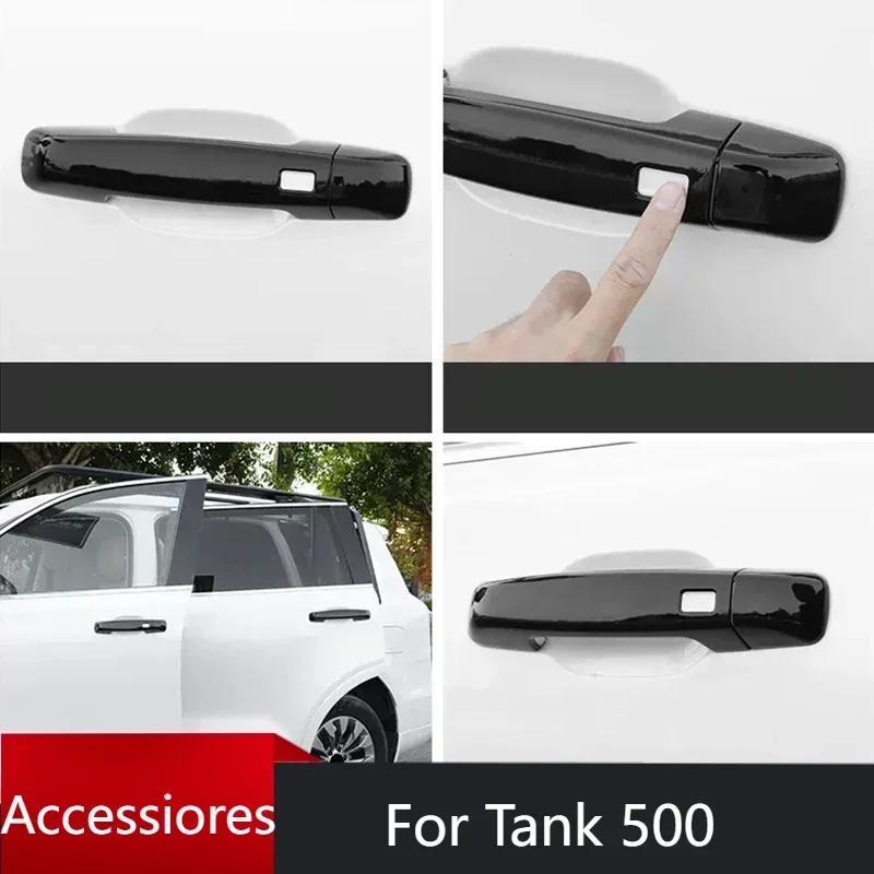 

New! For WEY GWM Tank Exterior handle door bowl door handle anti scratch protection decoration 2022 2023