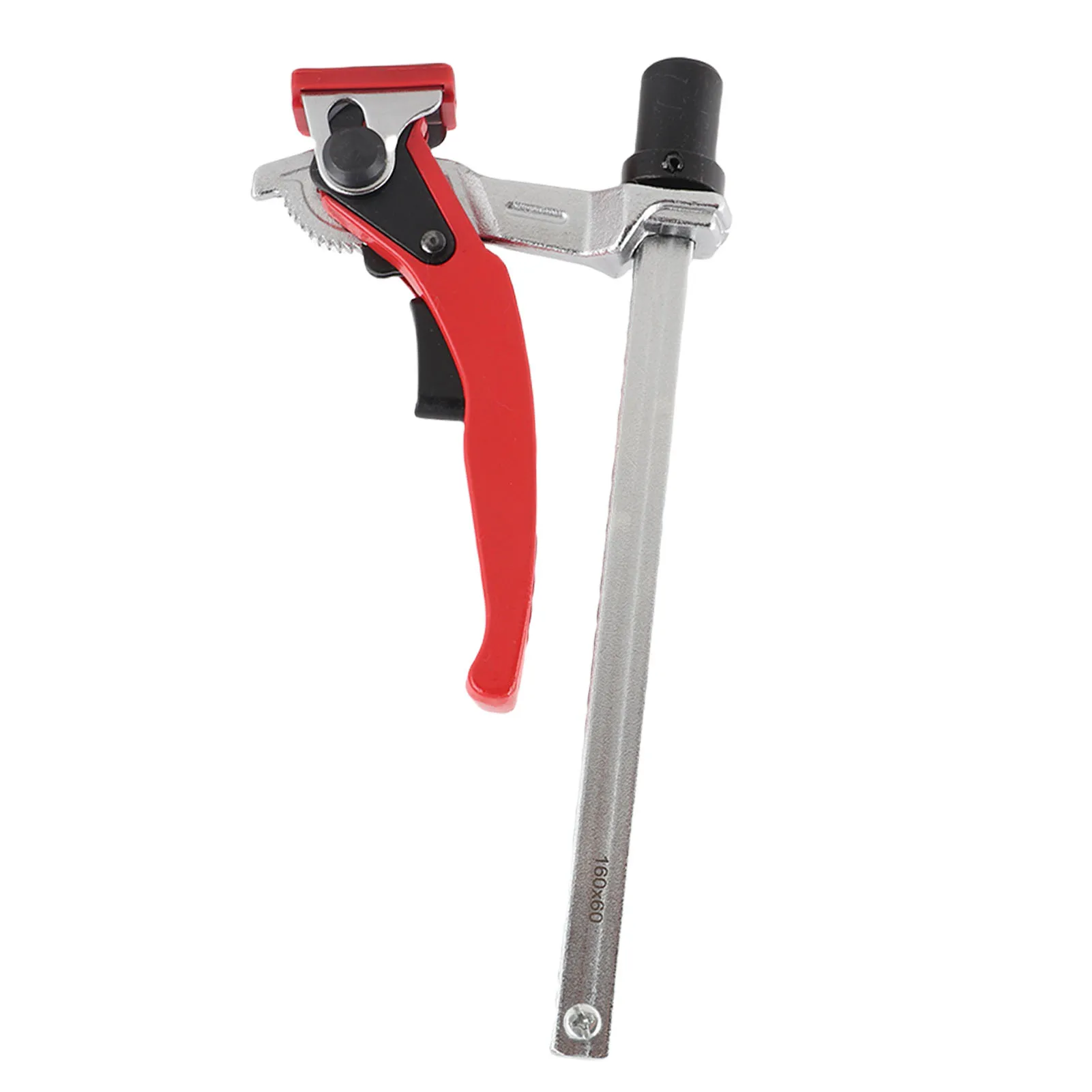 Abrazadera de trinquete para carpintería, abrazadera de sujeción, Base de 20mm, carril de 13,5x6,5mm, abrazadera para banco de carpintería para perros con mecanismo de trinquete