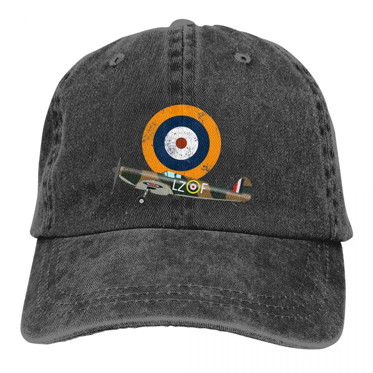 Supermarine Spitfire RAF WW2 Aircraft Plane Flugzeug MKI Delete Baseball Cap Men Cowboy Hats Visor Snapback Lover Caps