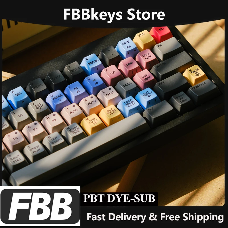 FBB أغطية المفاتيح S9000 177 مفاتيح PBT مخصصة ريترو ميكانيكية MX مفاتيح لوحة المفاتيح لتقوم بها بنفسك الملحقات هدية 60% ، 75% ، 80% ، 96% ، 100% وضع الإخراج