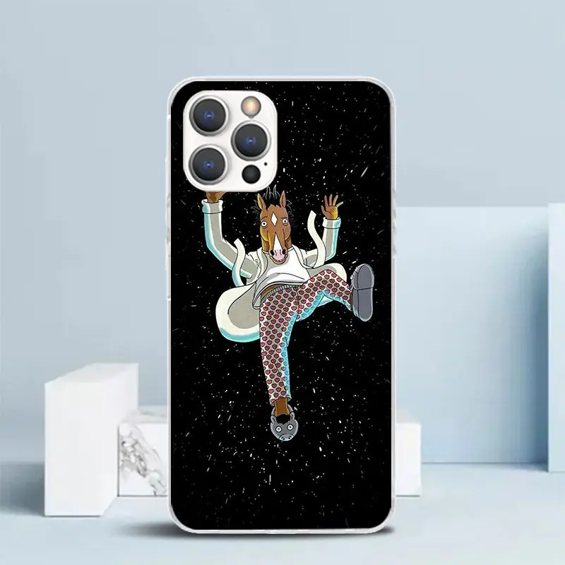 Cartoon B-BoJack Horsemans Silicon Call Phone Case For Apple iPhone 16 15 14 11 Pro Max 13 Plus 12 Mini 7 8 + X XR XS SE Cover S