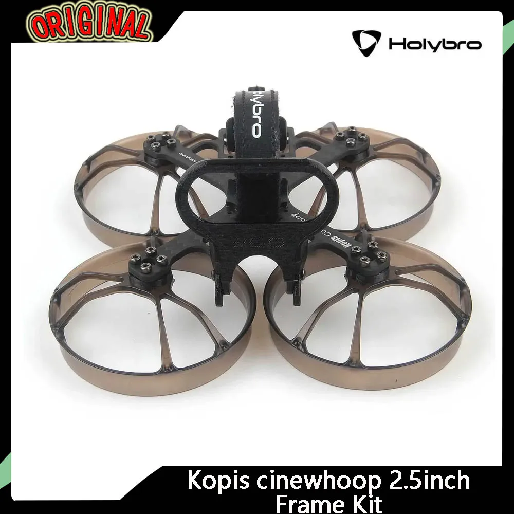 Holybro Kopis Cinewhoop 2,5 "Repuestos de marco FPV-placa inferior de fibra de carbono, protector de hélice para reemplazo de drones FPV Cinewhoop