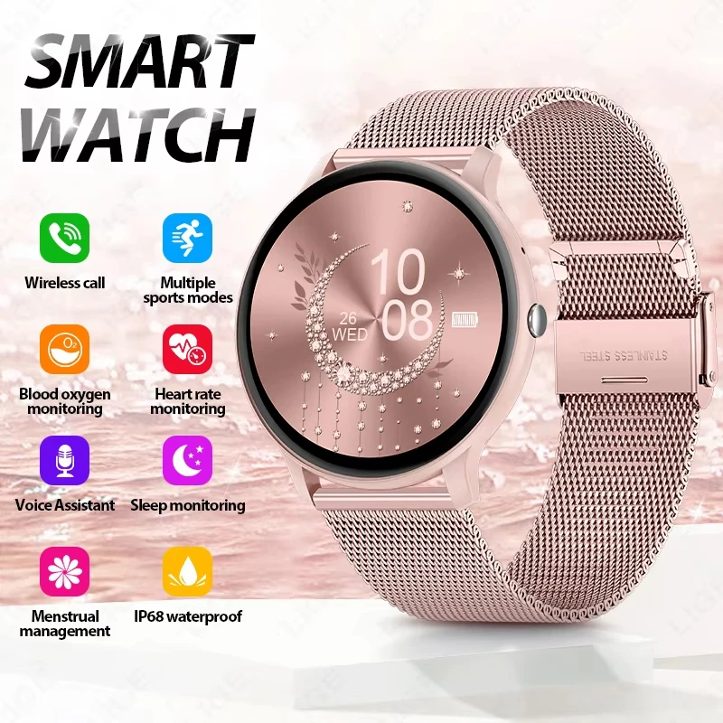 

Smart Watch GPS Track Smart Watches For Men Women Sport Heart Rate Bluetooth Call NFC IP68 Waterproof Compass Smartwatch 8 Mini