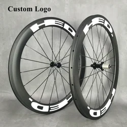 Road Carbon Wheels V Brake, 700C, 38mm, 45mm, 50mm, 60mm Depth, Clincher, Tubeless, Tubular with Novatec, Dt Hub, 11V ，Customize