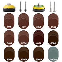 2inch Sanding Discs 50mm Hook And Loop Sanding Pads For Rotary Tool Drill Attachment With Backer Plate Shank Soft Foam Buffering