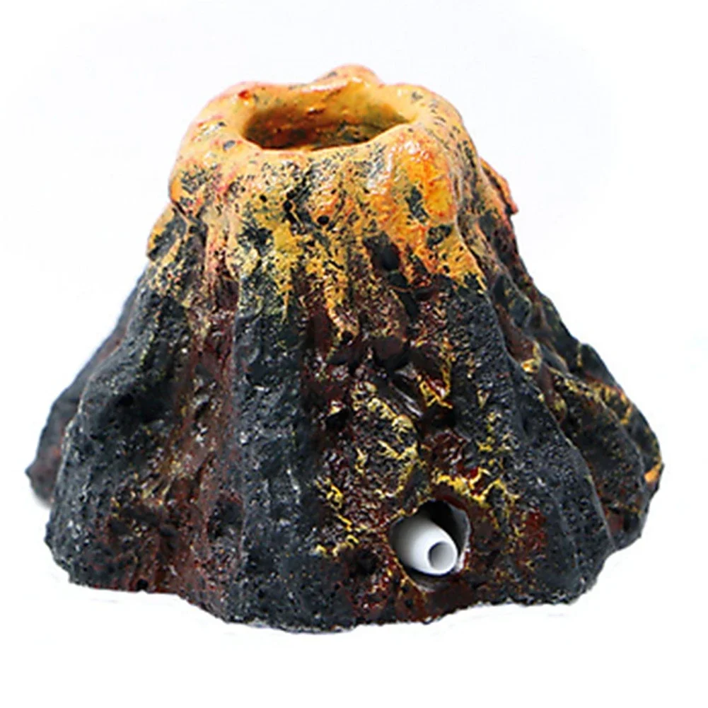 Simulated Volcano Fish Tank Landscaping Accessory – Aerator & Bubble Stone for Aquarium Oxygen Pump image 2