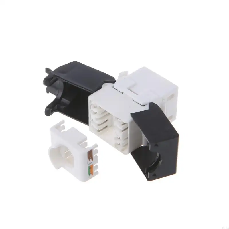 F3MA 10 Chiếc Dụng Cụ Không CAT6 UTP Mạng Module RJ45 Ổ Cắm Kết Nối Máy Tính Ổ Cắm Cáp Móc Nhiều Màu Sắc