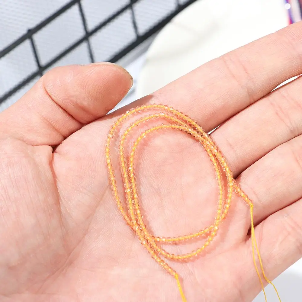 2 мм модные натуральные граненые тонкие драгоценные камни свободные бусины DIY аксессуары красный гранат камень изготовление браслетов