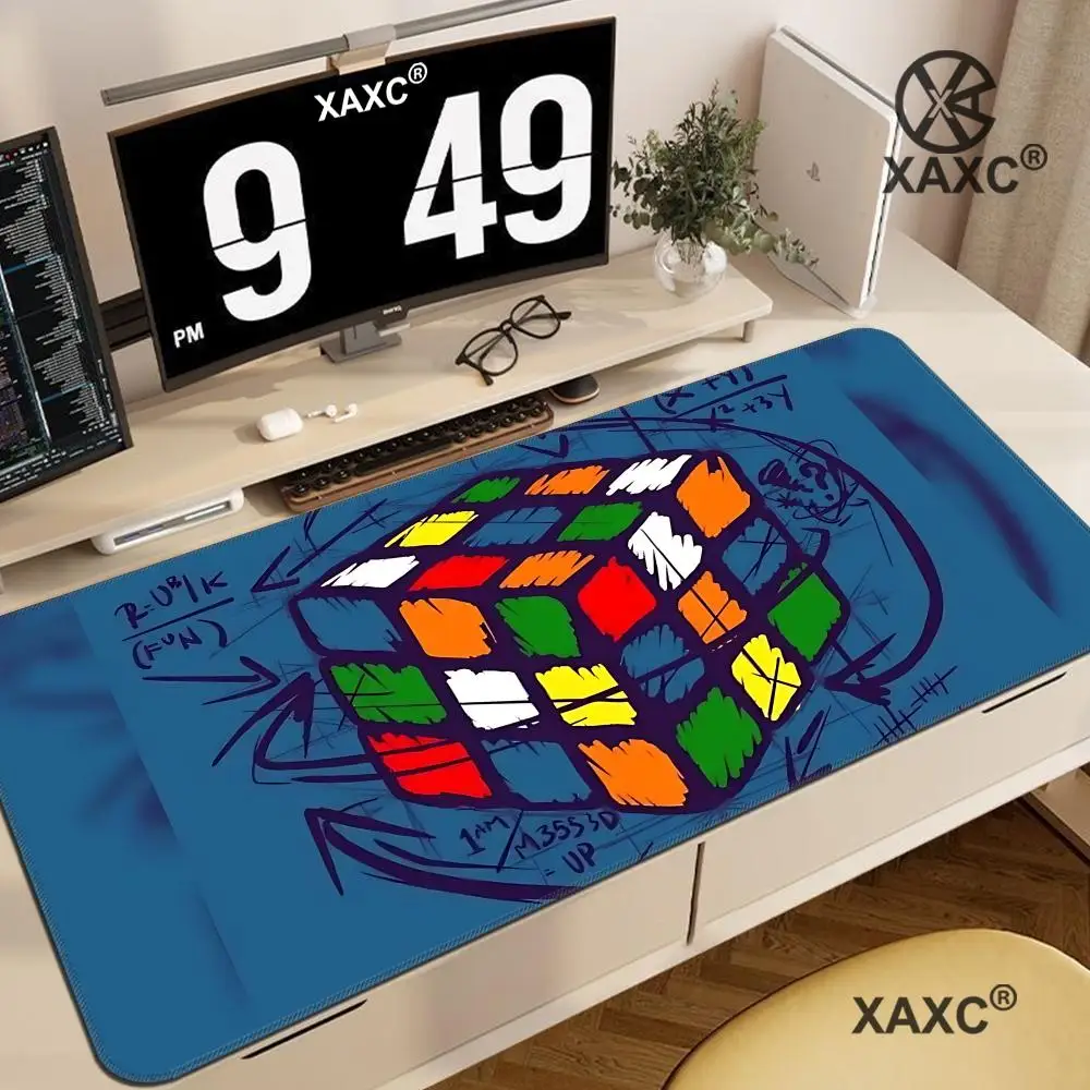

Artistic fantasy Rubik's Cube Mouse Pad rubber anti-slip Desk Mat pc accessories Gaming mat suitable for work and game HYBXXC