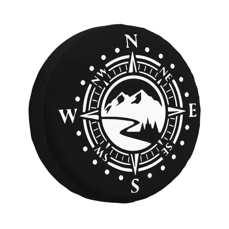 

Чехол для запасной шины с компасом и Навигацией по индивидуальному заказу для Mitsubishi Pajero, Jeep, RV, SUV, RV, Защитные чехлы для автомобильных колес