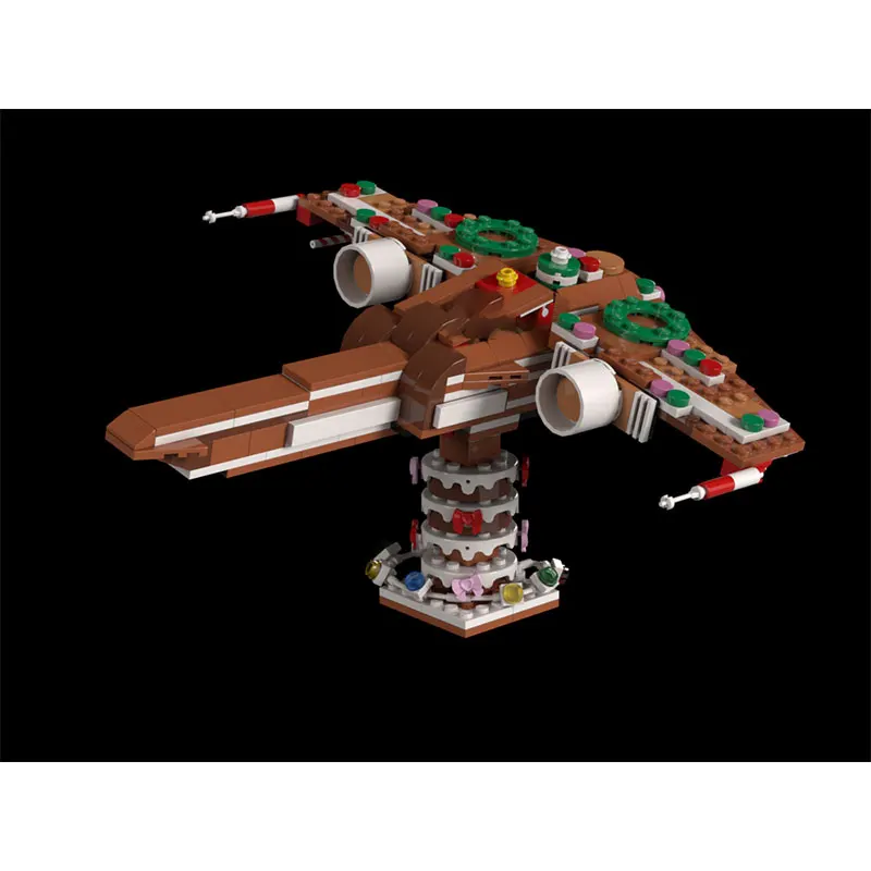 

MOC Building Block Space Wars Series MOC Gingerbread Space Spacecraft Creativity Education Puzzle Toy Juguetes Xmas Gifts 429PCS