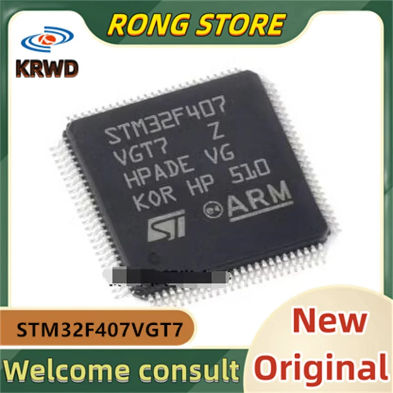 

STM32F407 VGT7 New and Original Chip IC STM32F407VGT7 STM32F407 LQFP100 Microcontroller MCU