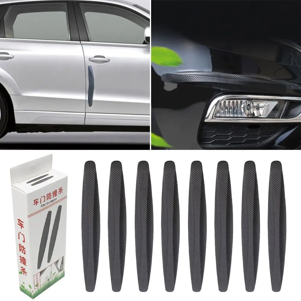 

2/4Pc Set Anti Collision Car Bumper Guard 140x25mm Corner Guard Door Edge Guards Valance Chin Edge Protection Crash Bar Auto Car
