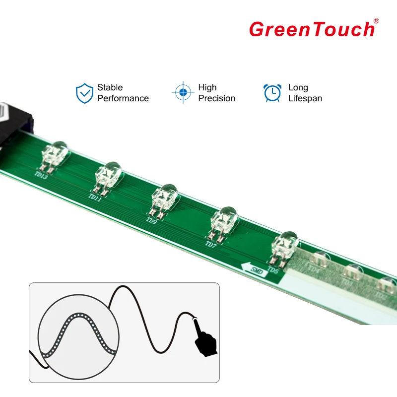 32 Inch IR Touch Screen Frame Diver-free USB Cable Plug-and-play 40 Touch Point