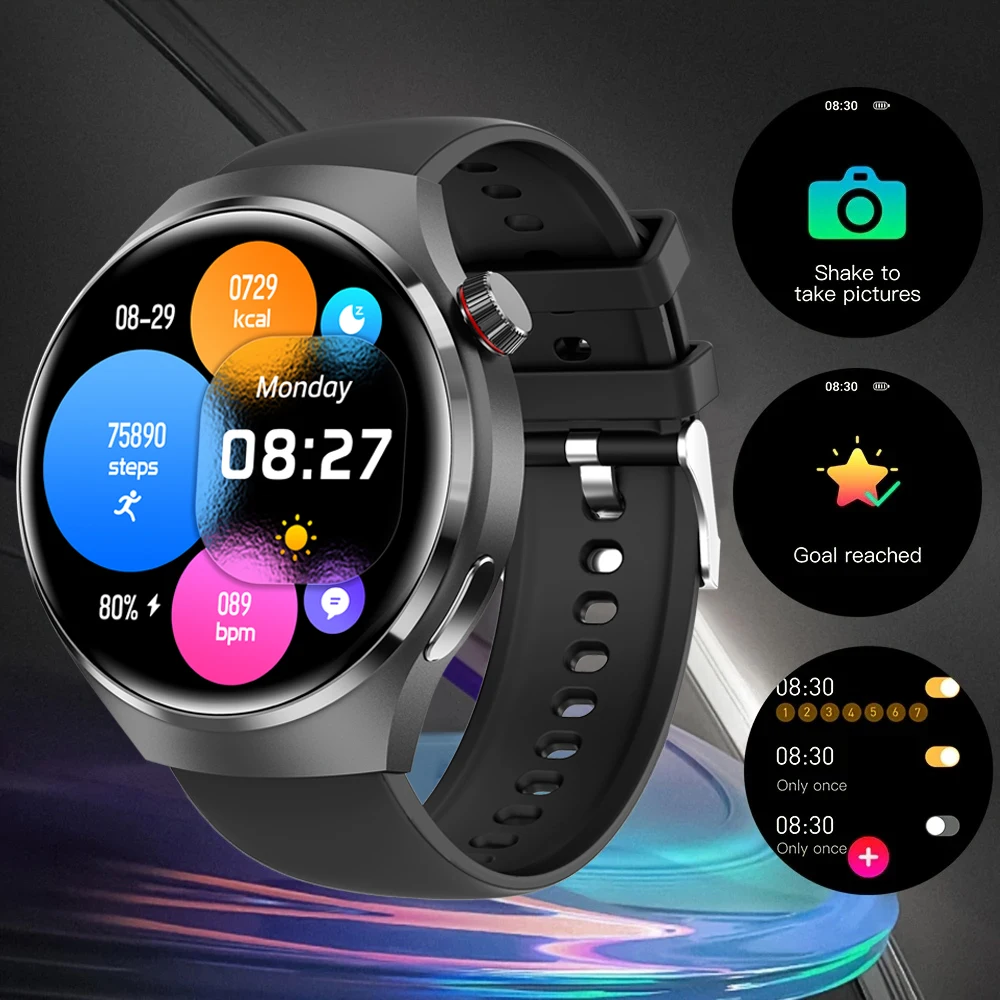 

Новые оригинальные смарт-часы с AMOLED-экраном, Bluetooth-звонками, для мужчин, спортивные, фитнес-трекер, водонепроницаемые, для смарт-часов Huawei, мужские