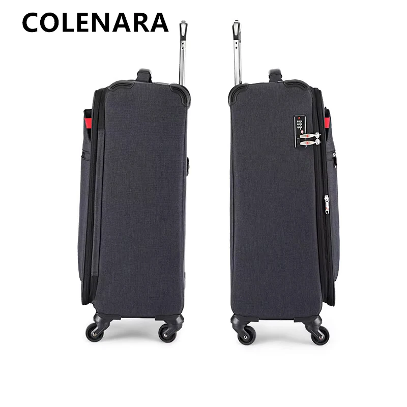 COLENARA Large Capacity Suitcase 20 Inches Oxford Cloth Boarding Box 24
