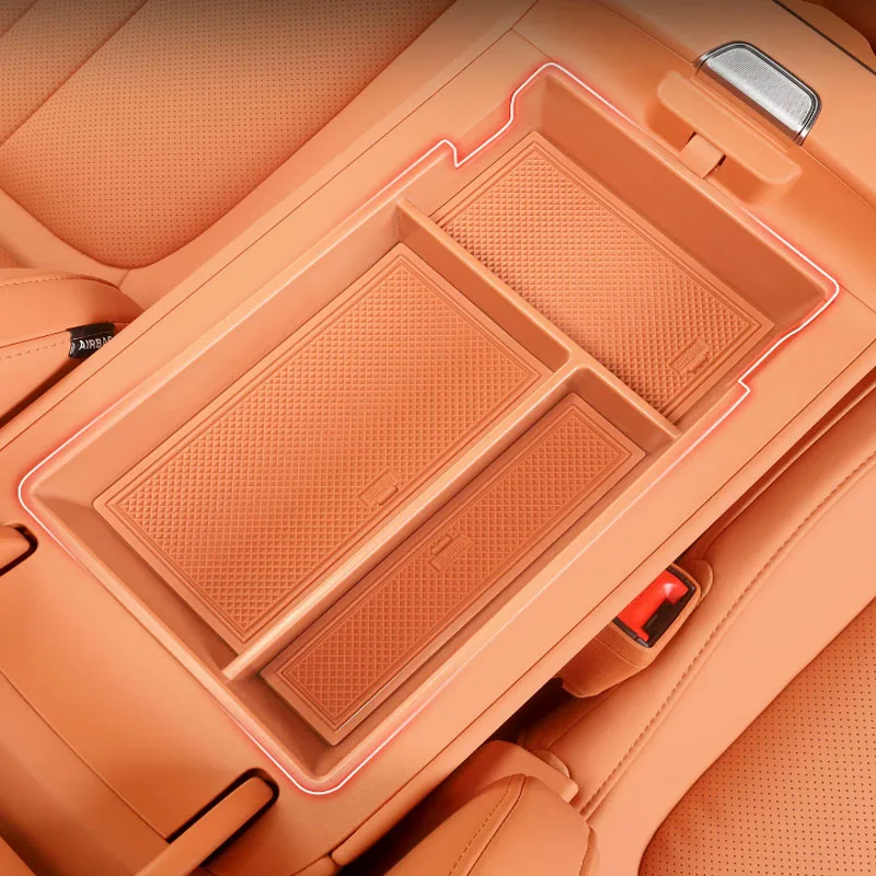 For MG S6 EV 2025 2026 Car Central Console Glove Compartment ABS Storage Box Storage Compartment Car Interior Accessories