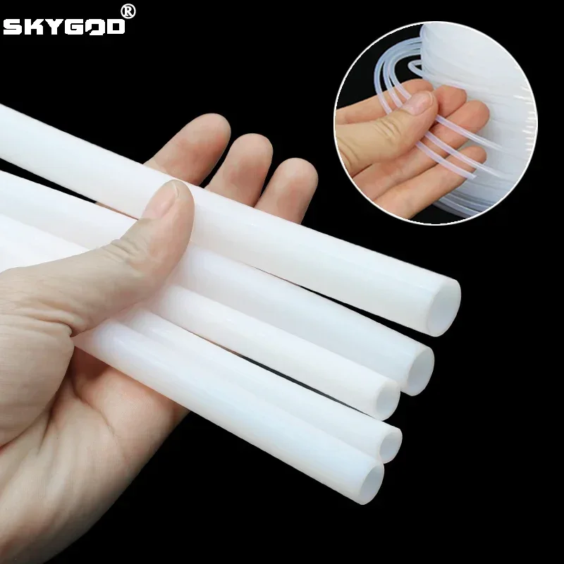 1~10m PTFE Tube For 3D Printer Parts Milk White ID 0.5 1 2 2.5 3 4 5 6 7 8 10 mm Insulated Hose 600V Extruder J-head Rigid Pipe