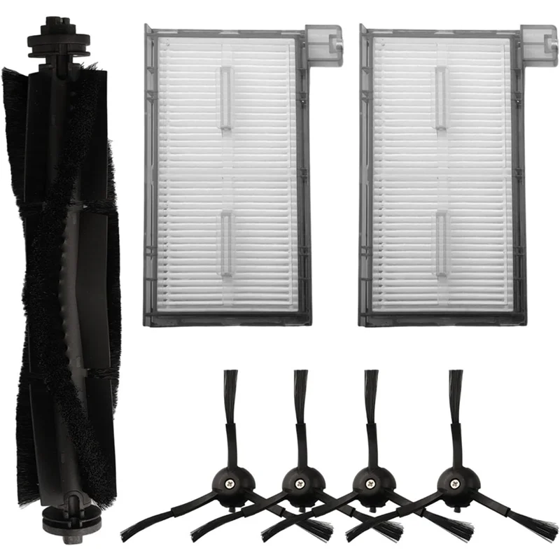 ل Eufy X8 Pro سلسلة جهاز آلي لتنظيف الأتربة استبدال أجزاء-الفرشاة الجانبية الرئيسية فلتر HEPA للطراز X8 Pro SES