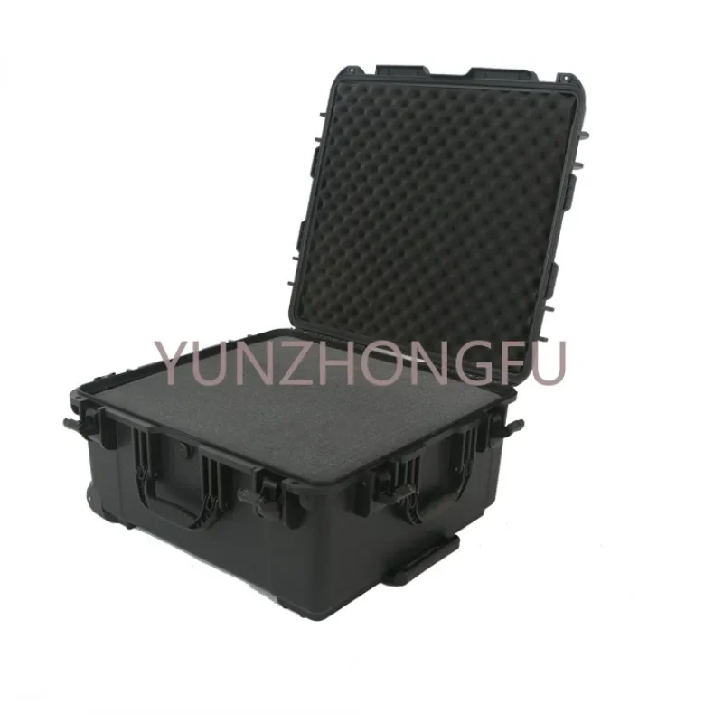 China factory large hard plastic carry case with wheels