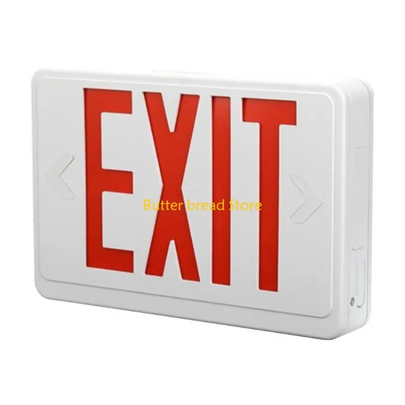 W89C Salida salida Red Sign LED Lámpara advertencia seguridad seguridad contra incendios luz emergencia