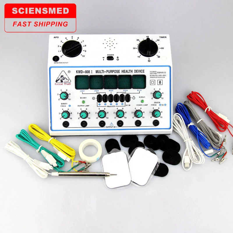 Medidor terapêutico de impulso estimulador de acupuntura de marca Great Wall de alta qualidade KWD-808I